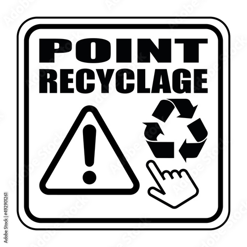 Logo point recyclage.