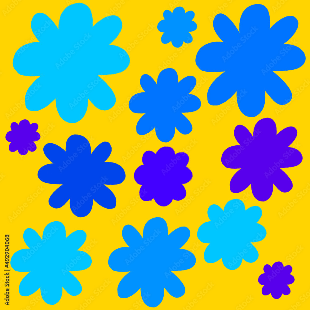 Obraz premium seamless pattern with flowers