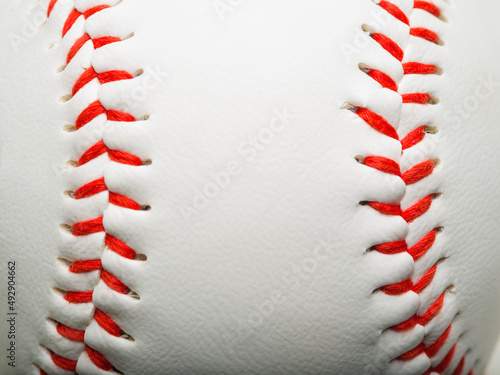 Photography a close-up of baseball ball