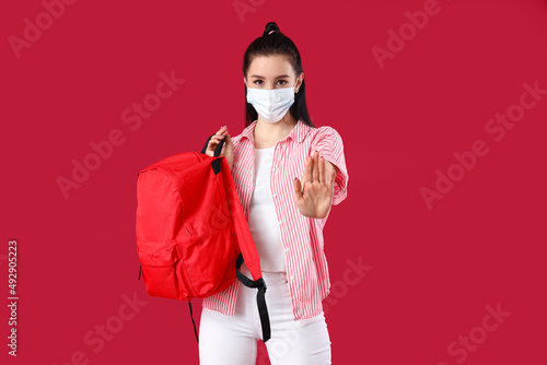 Portrait of beautiful femal...