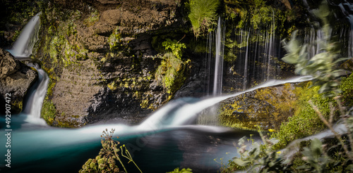 Gjain waterfalls Iceland. photo