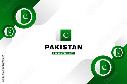 Pakistan Resolution Day Background Event