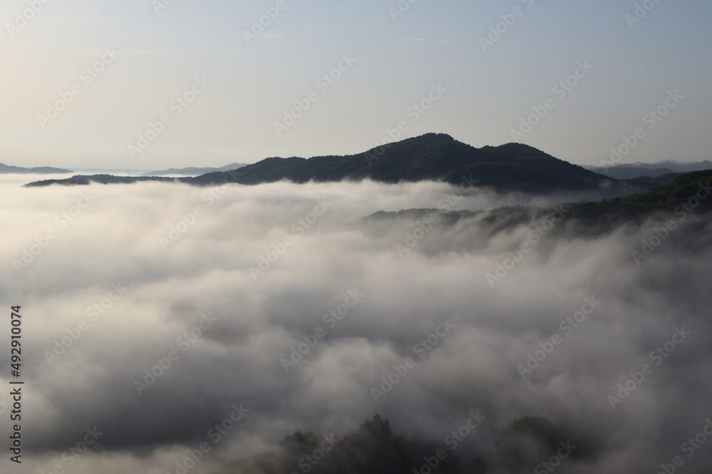 Sea of clouds in early morning Sea of clouds in early morning