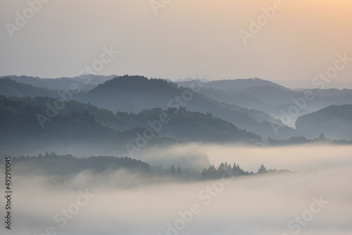 Sea of clouds in early morning