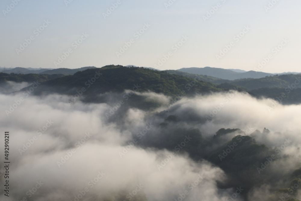 Sea of clouds in early morning Sea of clouds in early morning