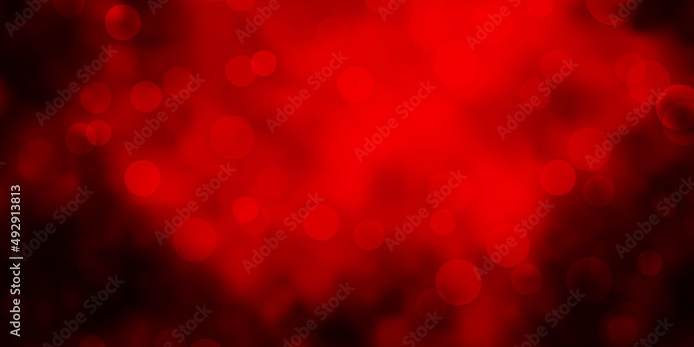 Dark Orange vector backdrop with circles. Dark Orange vector backdrop with circles.
