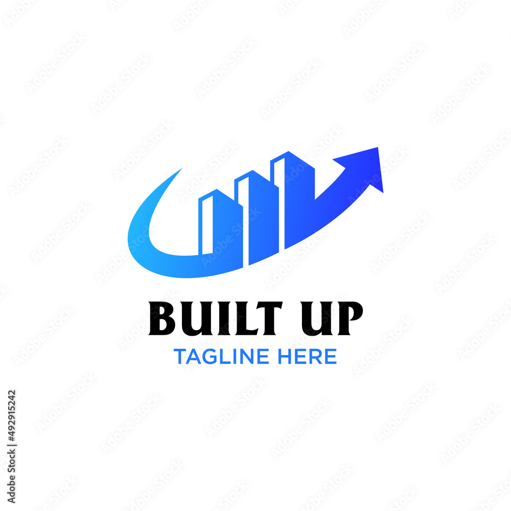 sleek concept design for built up rising diagram sleek concept design for built up rising diagram