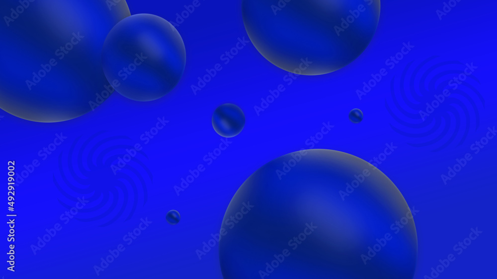 background with bubbles space
