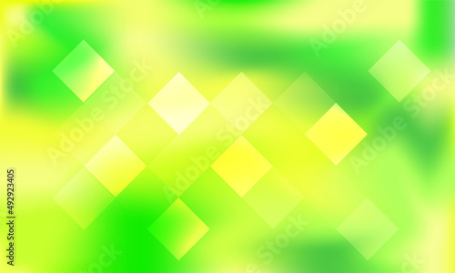 Abstract green blurred gradient mesh background in bright Colorful smooth. Easy editable soft colored vector illustration, Suitable For Wallpaper, Banner, Background, Card, landing page