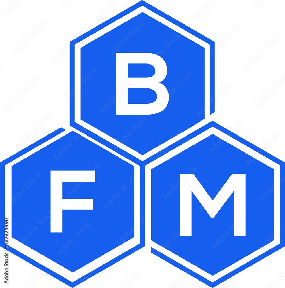 BFM letter logo design on White background. BFM creative initials letter logo concept. BFM letter design. BFM letter logo design on White background. BFM creative initials letter logo concept. BFM letter design.