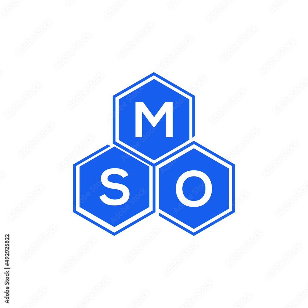 MSO letter logo design on White background. MSO creative initials letter logo concept. MSO letter design. MSO letter logo design on White background. MSO creative initials letter logo concept. MSO letter design.