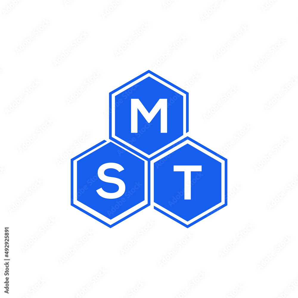 MST letter logo design on White background. MST creative initials letter logo concept. MST letter design. MST letter logo design on White background. MST creative initials letter logo concept. MST letter design.
