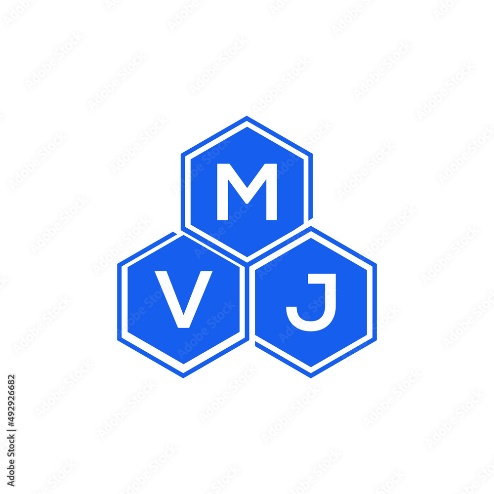 MVJ letter logo design on White background. MVJ creative initials letter logo concept. MVJ letter design. MVJ letter logo design on White background. MVJ creative initials letter logo concept. MVJ letter design.