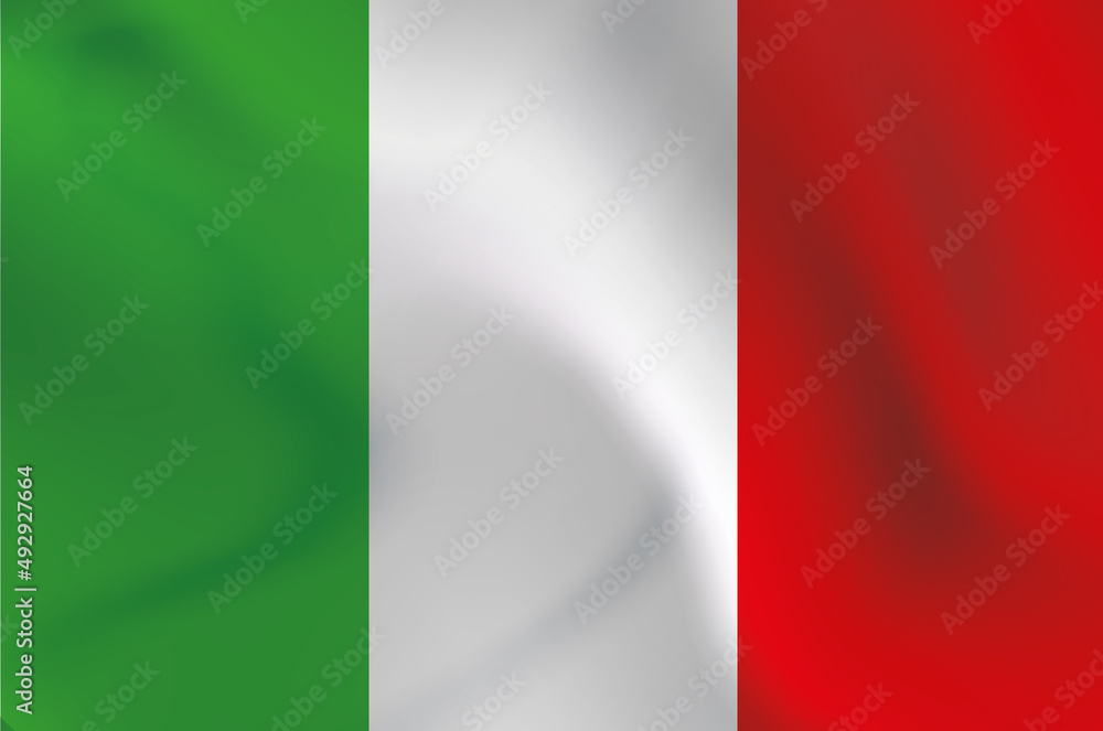 Italy national flag illustration background  image