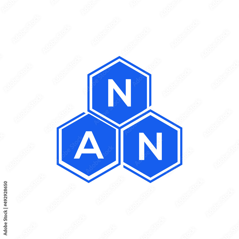 NAN letter logo design on White background. NAN creative initials letter logo concept. NAN letter design. NAN letter logo design on White background. NAN creative initials letter logo concept. NAN letter design.