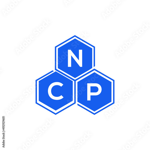 NCP letter logo design on White background. NCP creative initials letter logo concept. NCP letter design. 