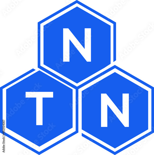 NTN letter logo design on White background. NTN creative initials letter logo concept. NTN letter design. 