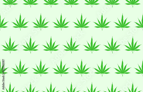 pattern seamless cannabis leaf. seamless pattern. Design for fabric, curtain, background, carpet, wallpaper, clothing, wrapping, Batik, fabric,Vector illustration