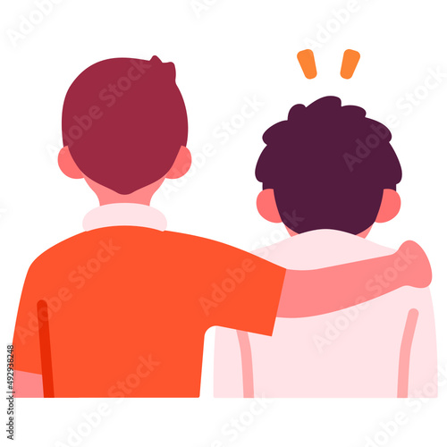 Supporting friend
