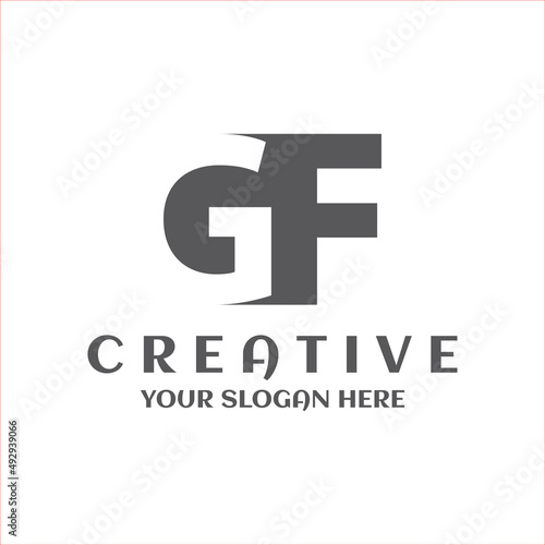 Creative GF capiltal logo template photo