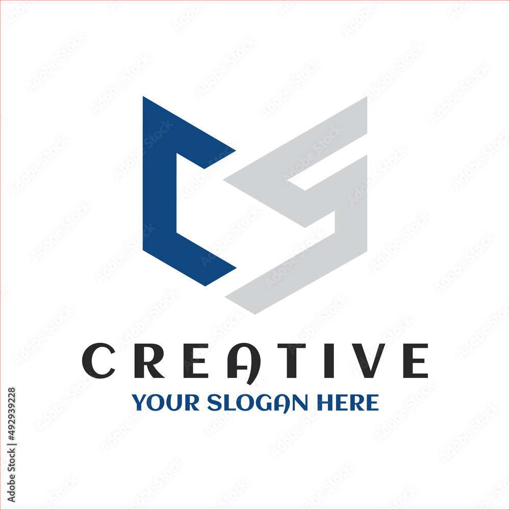 Letters C, CS, SC, house building abstract creative logo icon design minimalist monogram property real estate symbol concept vector Letters C, CS, SC, house building abstract creative logo icon design minimalist monogram property real estate symbol concept vector