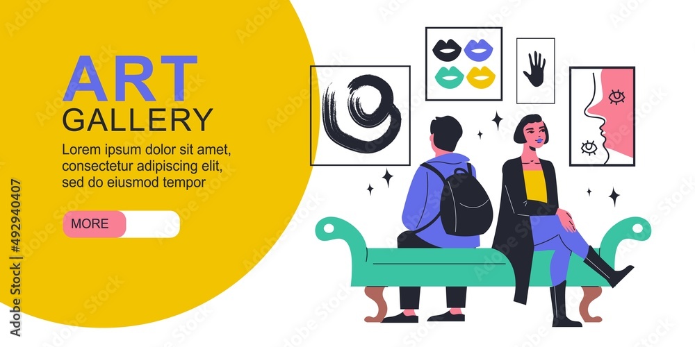 Art Gallery Horizontal Banner Art Gallery Horizontal Banner