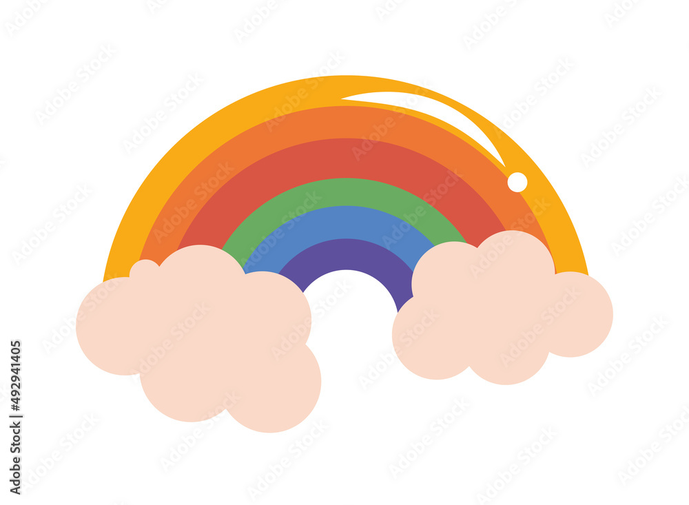 lgtbi flag in rainbow