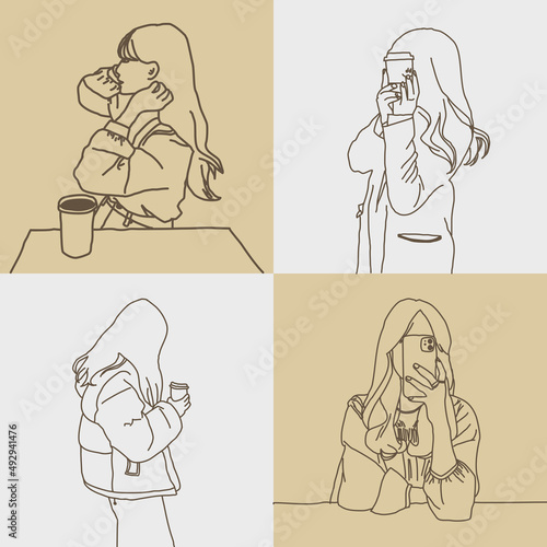 person in the library and office