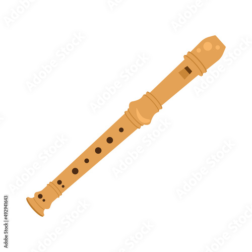 Slika na platnu flute musical instrument
