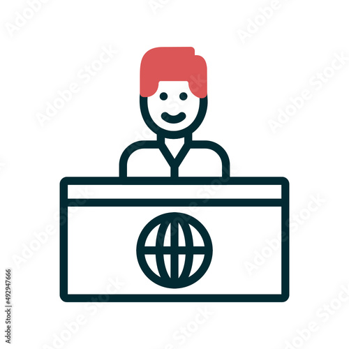 News Anchor Icon