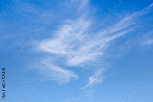 blue sky and clouds