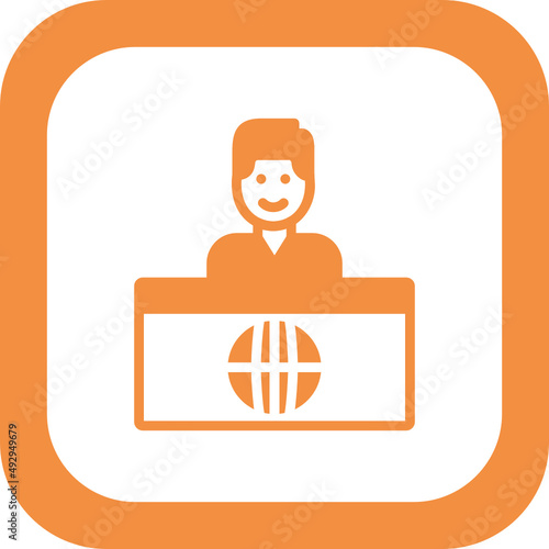 News Anchor Icon