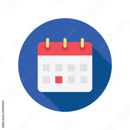 Date calendar vector icon symbol design