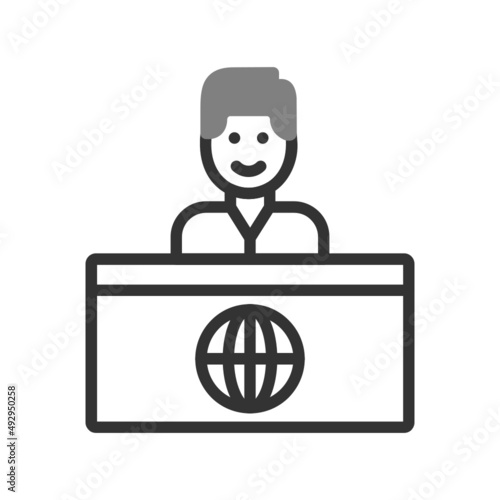 News Anchor Icon