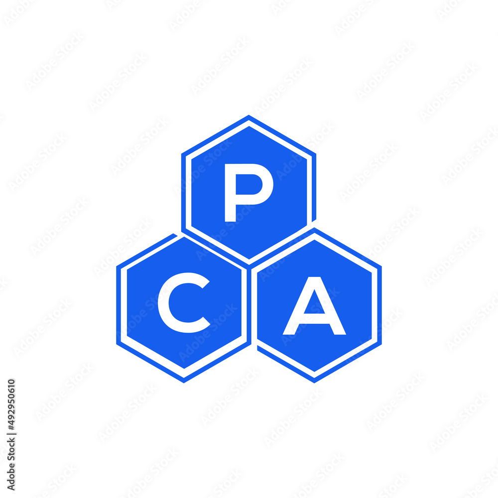 PCA letter logo design on black background. PCA creative initials letter logo concept. PCA letter design. PCA letter logo design on black background. PCA creative initials letter logo concept. PCA letter design.