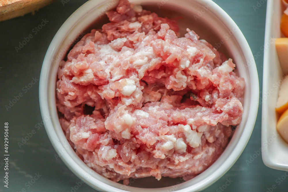 fresh minced pork fresh minced pork