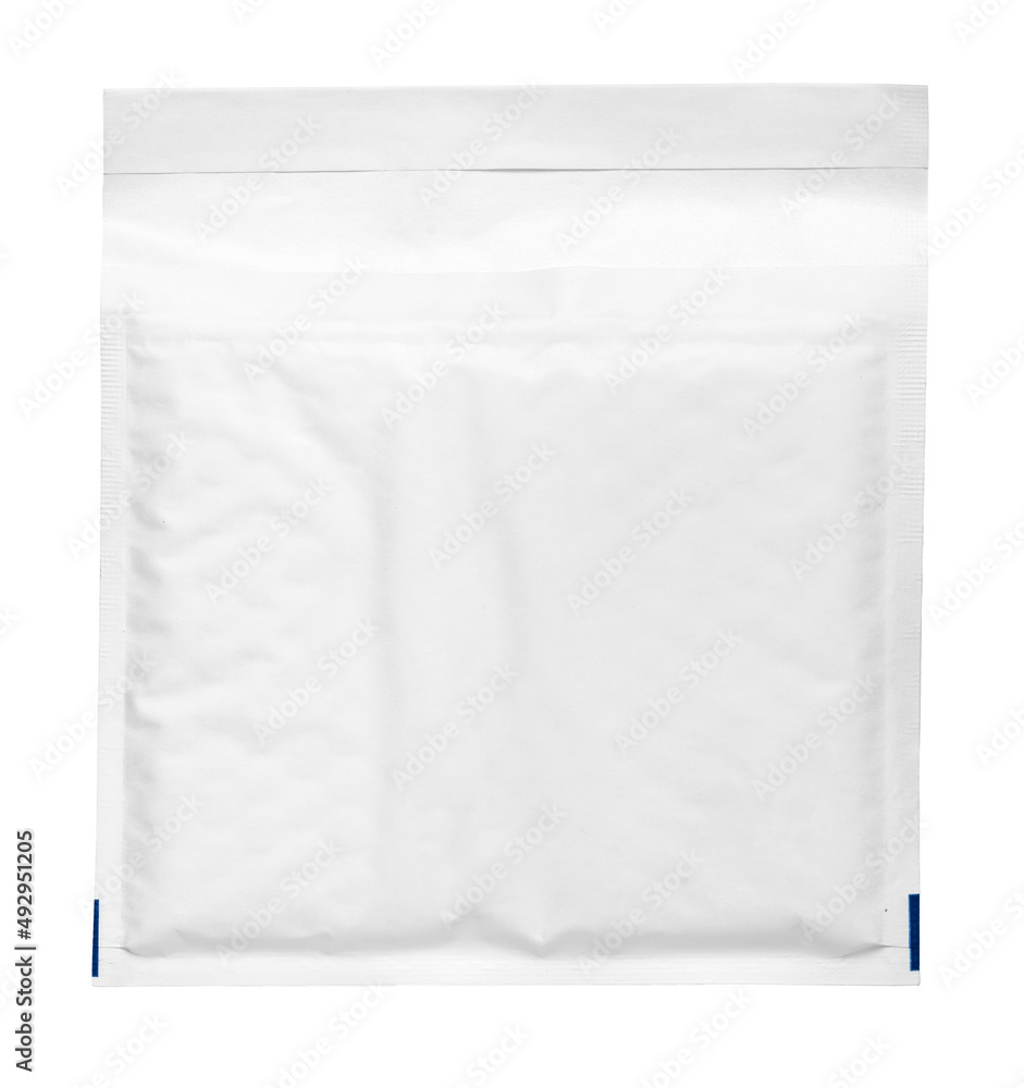 Obraz premium White envelope C4 isolated background. top view