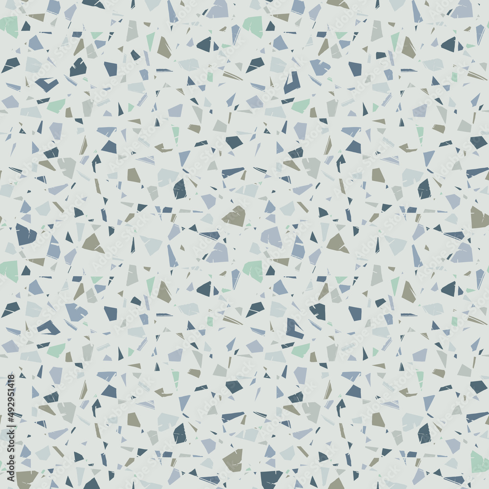 Terrazzo flooring surface. Seamless pattern on a gray background. Traditional marble rocks. Classic interior material of mosaic stone. Terrazzo flooring surface. Seamless pattern on a gray background. Traditional marble rocks. Classic interior material of mosaic stone.