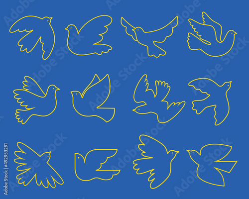 Peace Dove Silhouette