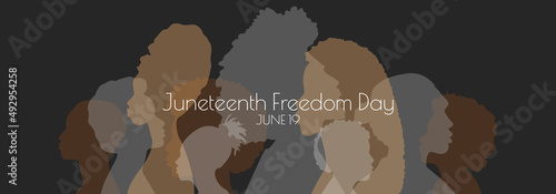 Juneteenth - Freedom Day banner.