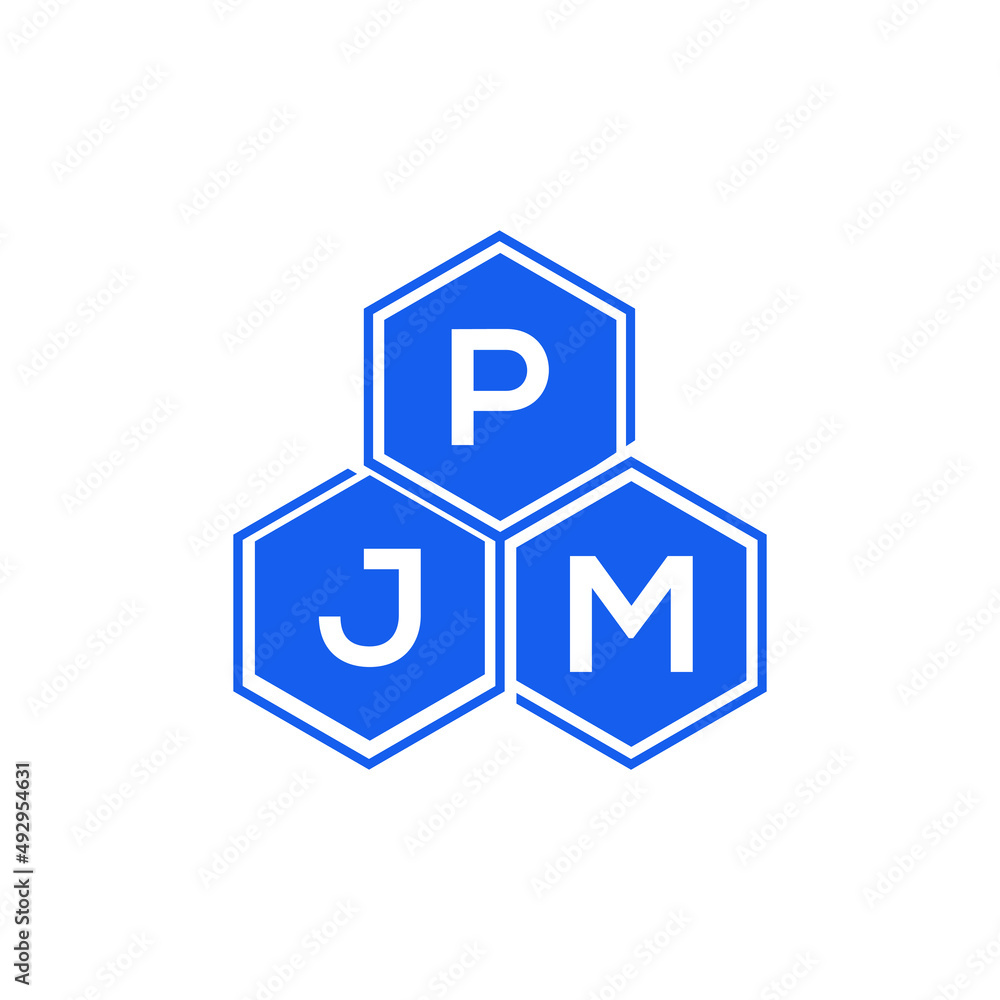 PJM letter logo design on White background. PJM creative initials letter logo concept. PJM letter design. PJM letter logo design on White background. PJM creative initials letter logo concept. PJM letter design.