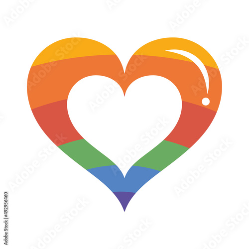 lgtbi heart frame