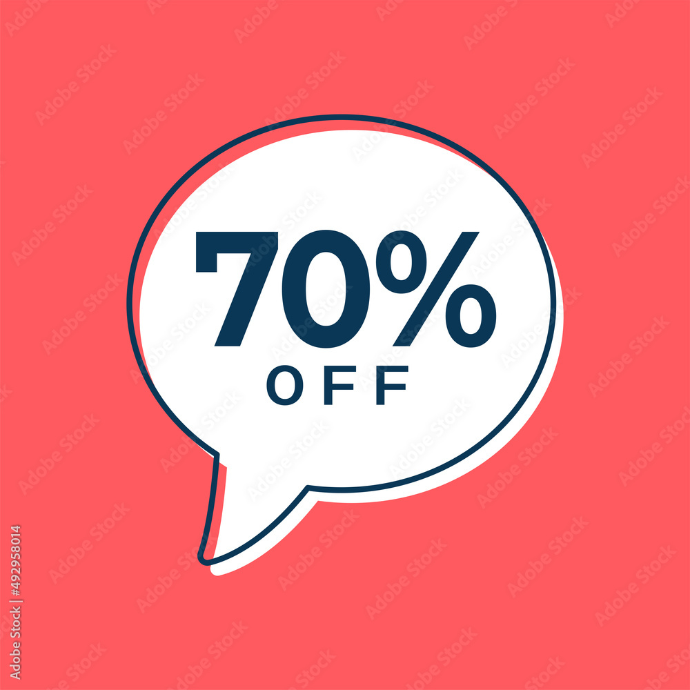 Discount up to 70% off Vector Template Design Illustration Discount up to 70% off Vector Template Design Illustration