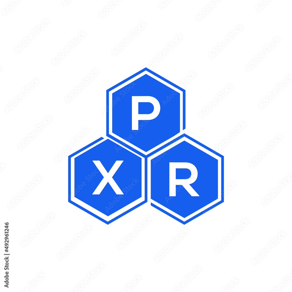 PXR letter logo design on White background. PXR creative initials letter logo concept. PXR letter design. PXR letter logo design on White background. PXR creative initials letter logo concept. PXR letter design.