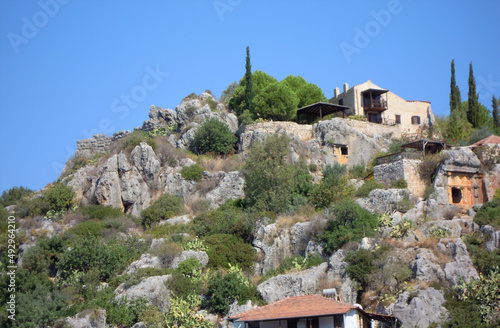 house in the mountains