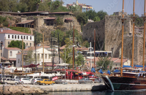 boats in the harbor