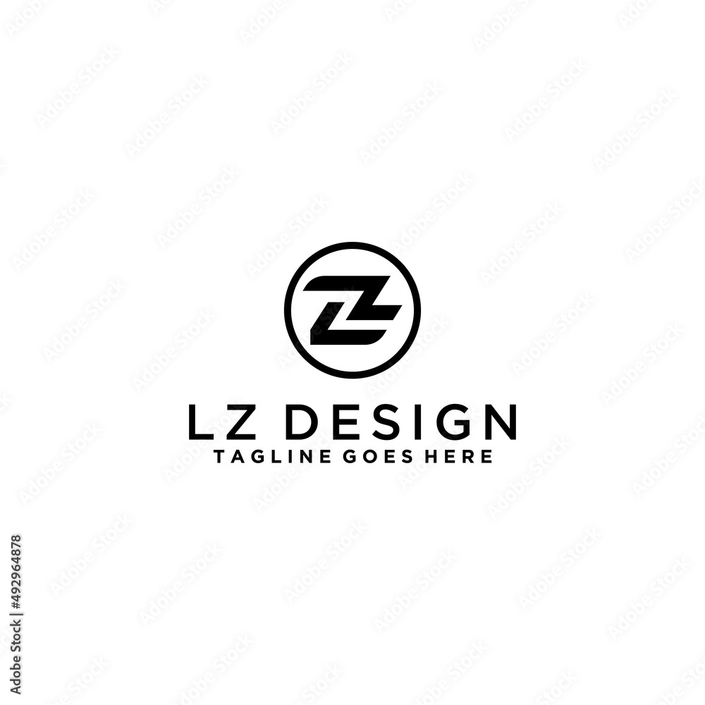 LZ, ZL letter initial logo design for your company