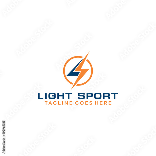LS letter initial Lightning and electric logo sign design Free Download LS letter initial Lightning and electric logo sign design - GFXLoad