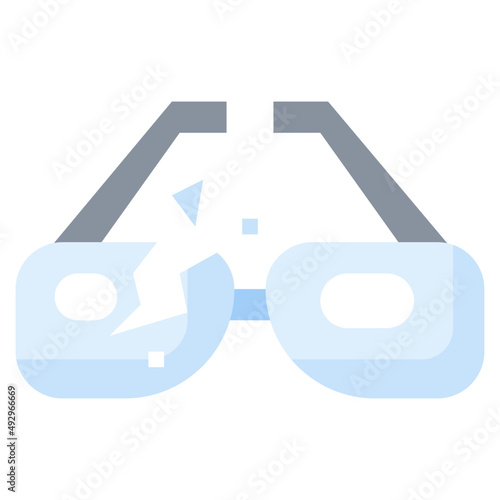 EYEGLASSES flat icon,linear,outline,graphic,illustration