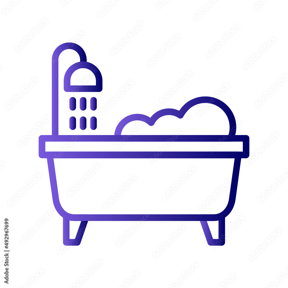 Bathtub Cleaning Icon Bathtub Cleaning Icon